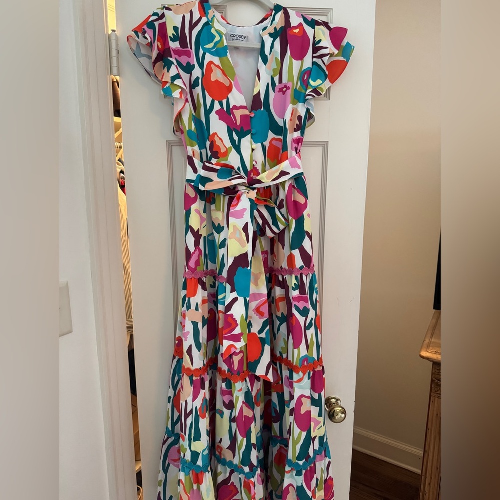 Crosby Colorful Floral Maxi Dress